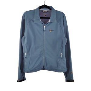 Moonstone Dryskin Schoeller Softshell Zip-Up Jacket Women's Size M Slate Gray